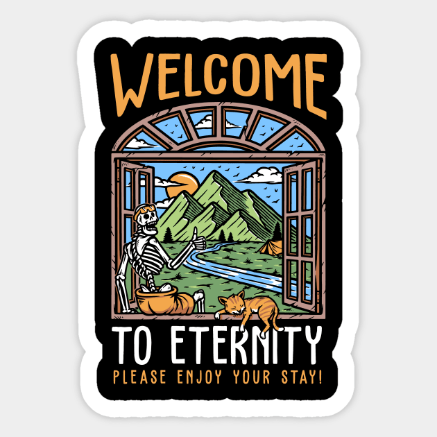 Welcome To Hell Sticker by CoDDesigns